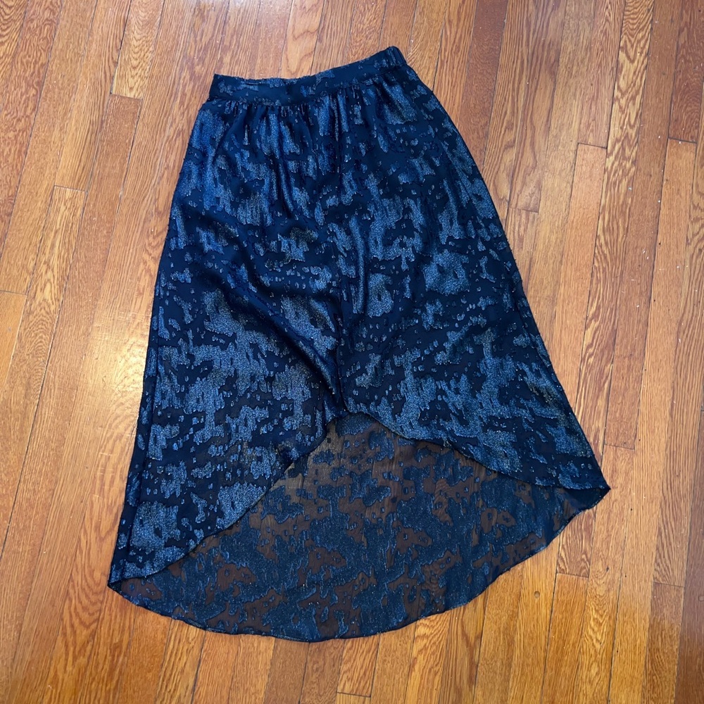 BCBGeneration black high low skirt